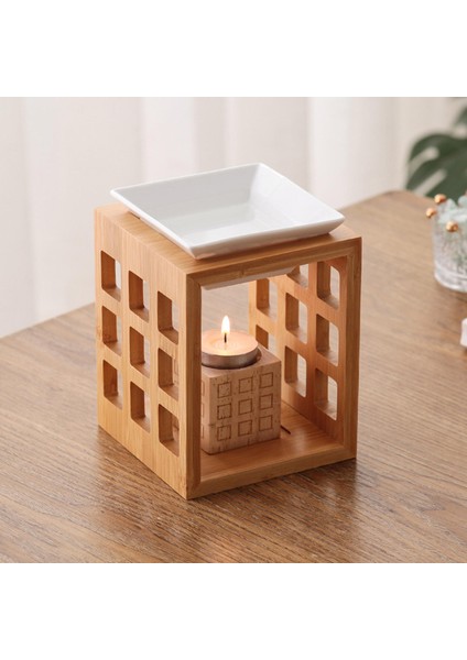 F Fityle Esansiyel Yağ Burner Aroma Difüzör Isıtıcı Tealight Tutucu Fırın Ev Deco fırsatları
