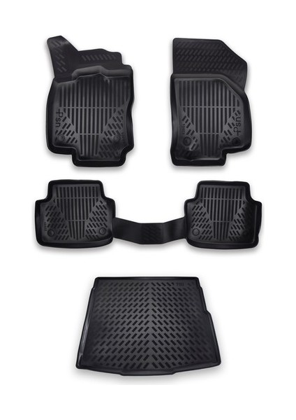 Fıat Egea Sedan İle Uyumlu - Araca Özel Paspas Ve Bagaj Havuzu