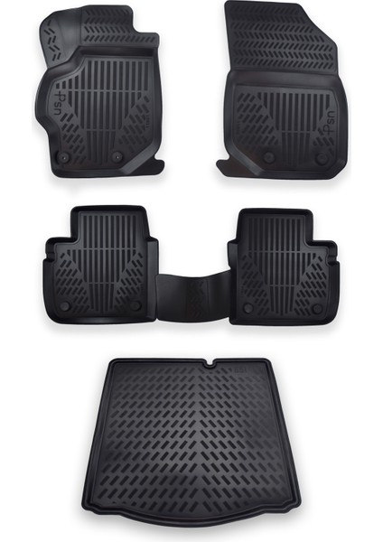 Cıtroen Elysee (2012-...) İle Kusursuz Uyumlu - Araca Özel Paspas Ve Bagaj Havuzu