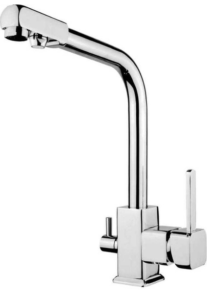 Kare 3 Yollu Arıtma Musluğu