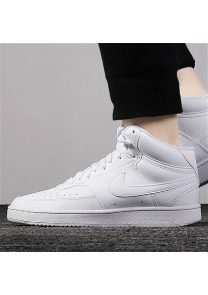 Court Vision Mid Kadın Sneaker Spor Ayakkabı CD5436-100 V3 modelleri