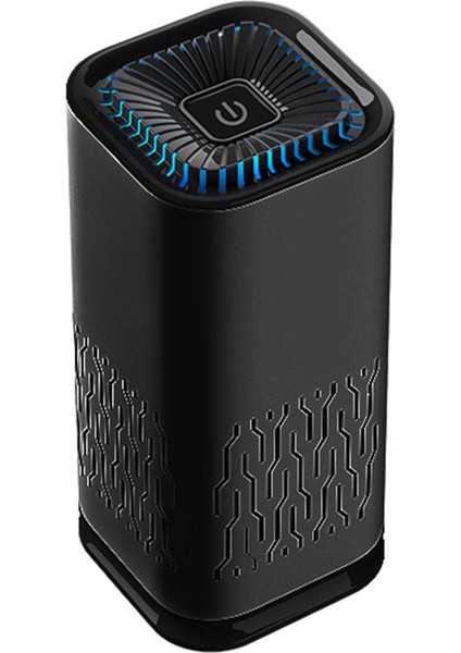 F Fityle Home Için Hava Ionizer, Sigara Içenler, Duman, Toz ve Polenler Için H13 Gerçek Hepa Filtresi, Filtreleme Sistemi Kokusu Gece Lambası ile Ofis Için Ortadan Kaldır - Siyah