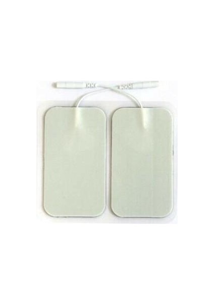 Kablolu / Soketli Elektrot 5*9 cm ems Tens Cihazı Pin Girişli Elektrod , 5 Paket = 20 Adet
