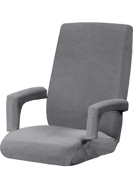 F Fityle Danışma Dönen Sandalye Slipcovers Anti-Toz Gri L fırsatları