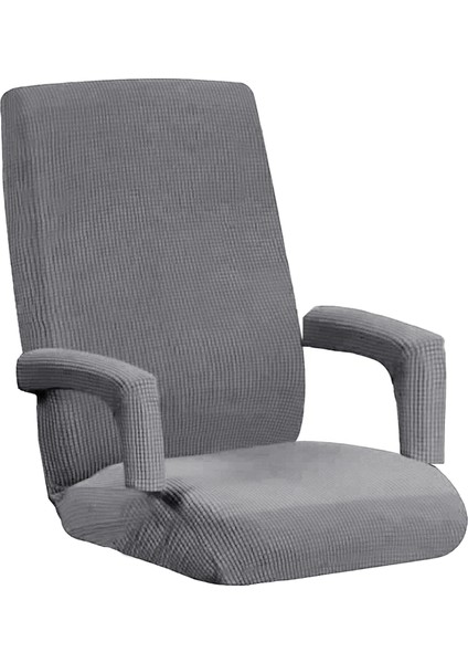 F Fityle Danışma Dönen Sandalye Slipcovers Anti-Toz Gri L indirimleri