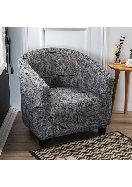 Kulüp Sandalye Slipcover Polyester Kaymaz Kaymaz Elastik Kol Sandalye Kapak Deseni 2