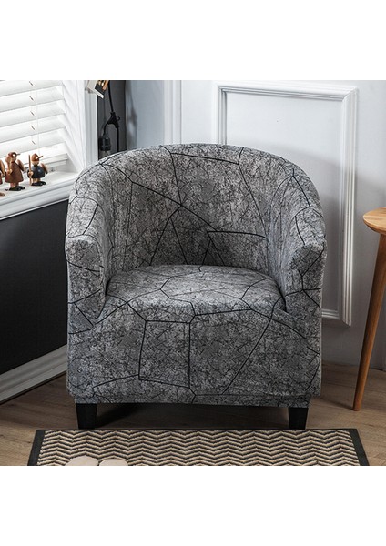 Kulüp Sandalye Slipcover Polyester Kaymaz Kaymaz Elastik Kol Sandalye Kapak Deseni 2