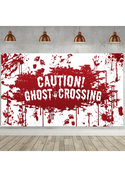 F Fityle Merry Cadılar Bayramı Açık Kapalı Afiş Parti Kan El Izi Kabak Dekor Amber modelleri