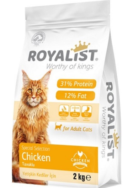 Tavuklu Yetişkin Kedi Maması 2 kg