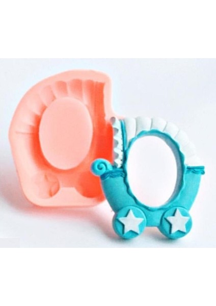 Bebek Arabası Yıldız Çerçeve 10CM Silikon Kalıp K-126 fiyatları