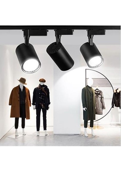 LED Ray Spot Ledli Tavan Armatürü Beyaz Kasa 30 Watt Beyaz Işık Geniş Mercekli fiyatları