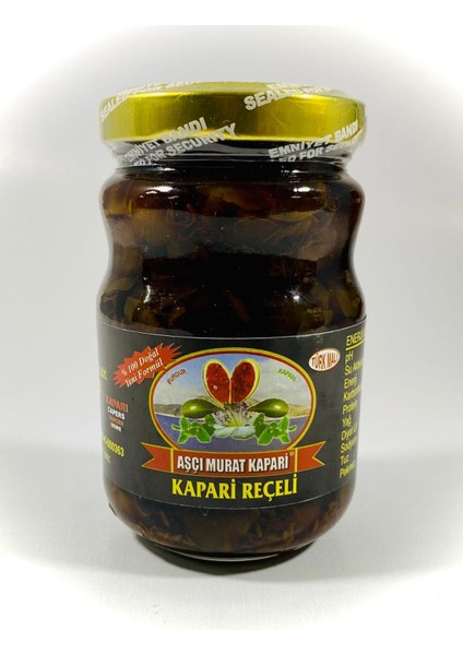 Aşçı Murat Kapari Şekersiz Kapari Reçeli (PATENTLİ) 350 gr.