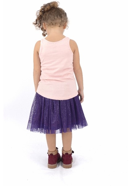 Think SimpleThink Simple Organik Kız Çocuk Atlet - Pembe