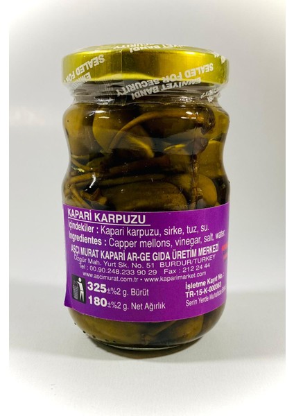 Aşçı Murat Kapari Kapari Karpuzu (PATENTLİ) 325 gr.