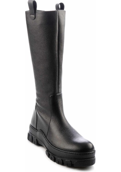 Siyah Leather Kadın Çizme K035312686 modelleri