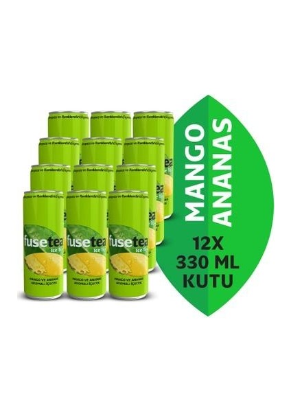 Mango Ananas Aromalı Içecek 12 x 330 ml