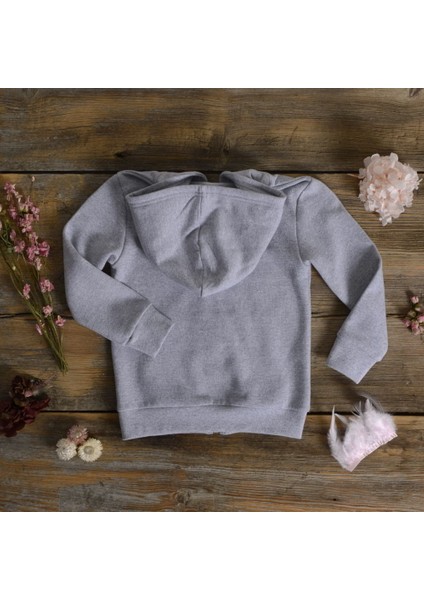 Kız Çocuk Sweat-Shirt - Gri fırsatları