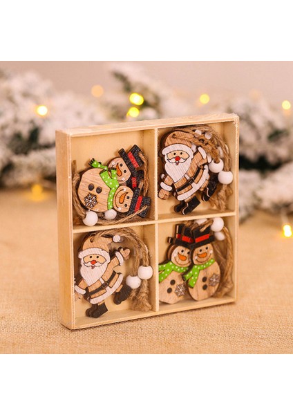 Asılı Noel Ağacı Süslemeleri Ev Pencere Kapı Aksesuarları Santa Claus (Yurt Dışından) indirimleri