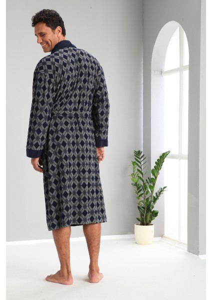 Kareli Jakarlı Bambo Cotton Erkek Sabahlık fiyatları