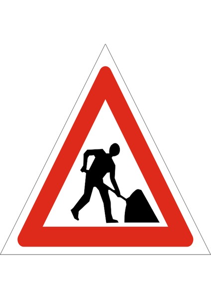 ''çalışma Var'' Trafik Levhası