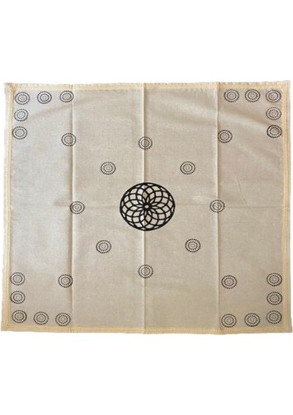 Yaşam Döngüsü Ahşap Baskı Kare Örtü