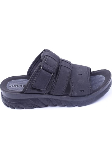 Maxvel 811 Erkek Siyah Rahat Günlük Terlik fırsatları