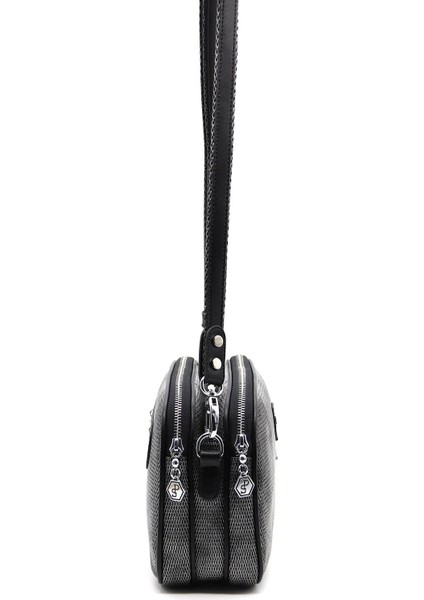 Silver Polo Kadın Çapraz Çanta M.gümüş - Siyah NV745 modelleri