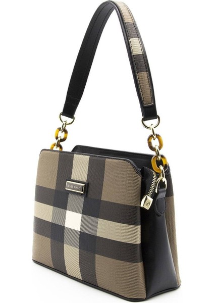 Silver Polo Kadın Omuz Çantası Kahve - Siyah NV937 fiyatları