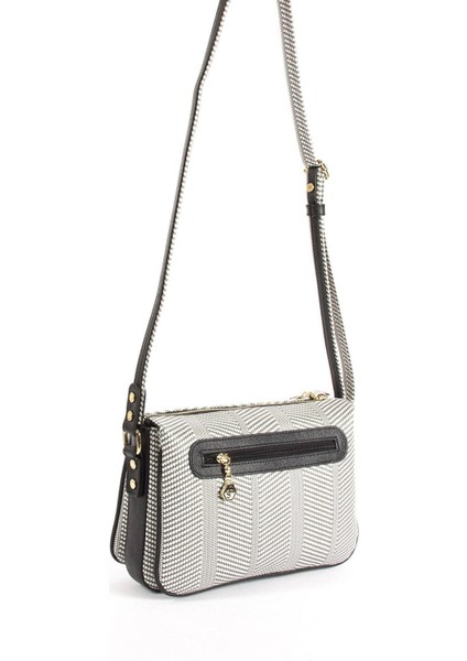 Silver Polo Kadın Çapraz Çanta Siyah Beyaz - Siyah NV784 modelleri