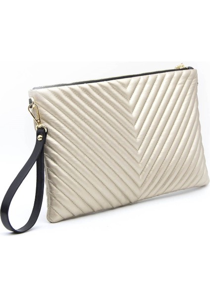 Silver Polo Kadın Portföy Clutch Altın - Altın NV1034 fırsatları