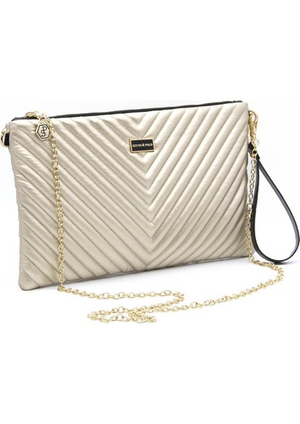 Silver Polo Kadın Portföy Clutch Altın - Altın NV1034 indirimleri