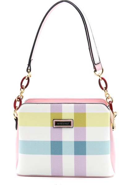 Silver Polo Kadın Omuz Çantası Lila - Pembe NV937