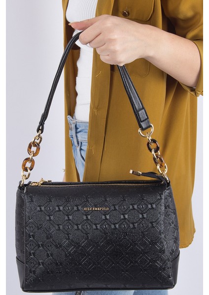 Silver Polo Kadın Çapraz Çanta Siyah - Siyah NV910 modelleri