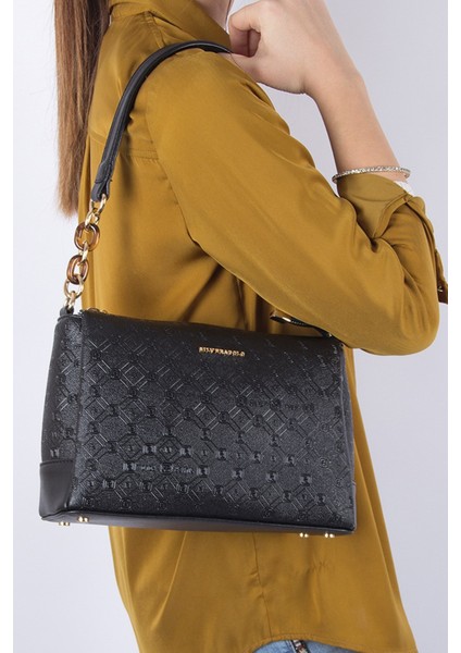 Silver Polo Kadın Çapraz Çanta Siyah - Siyah NV910 fırsatları