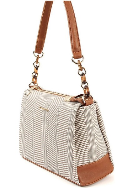 Silver Polo Kadın Çapraz Çanta Bej - Taba NV910 modelleri