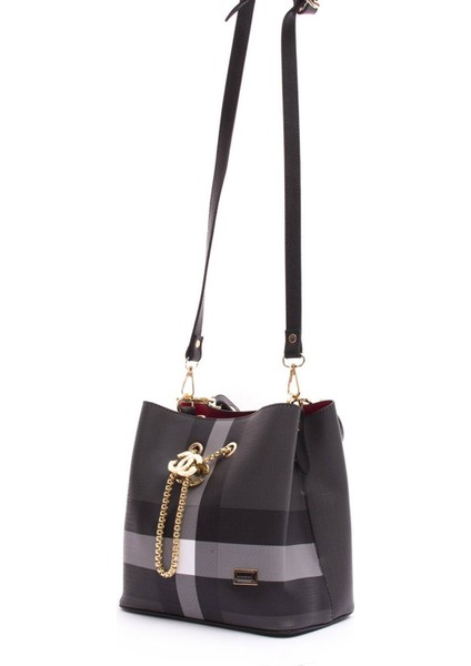 Silver Polo Kadın Çapraz Çanta Siyah - Siyah NV967 fırsatları