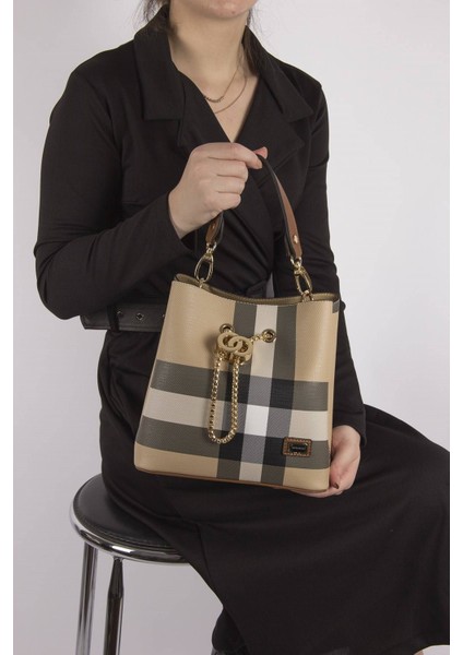 Silver Polo Kadın Çapraz Çanta Bej - Taba NV967 fiyatları