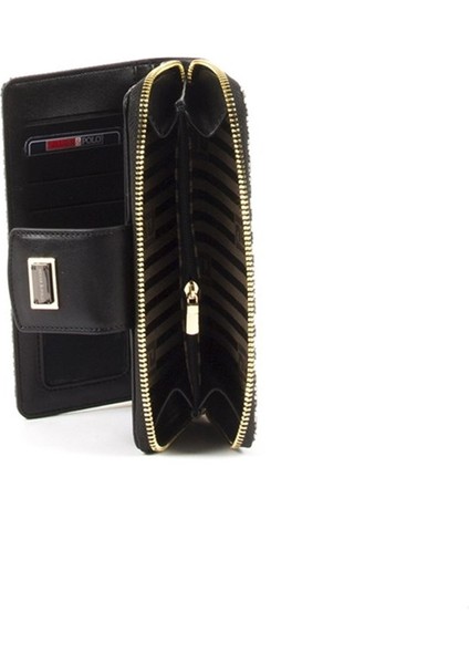 Silver Polo Kadın Cüzdan Kartlık Siyah Beyaz - Siyah NV928 modelleri