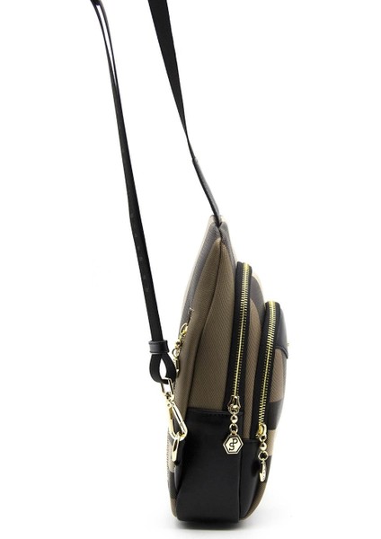 Silver Polo Kadın Bel Çantası Kahve - Siyah NV959 modelleri