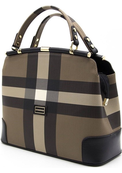 Silver Polo Kadın El Çantası Kahve - Siyah NV706 fiyatları