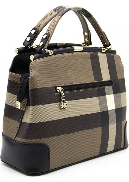 Silver Polo Kadın El Çantası Kahve - Siyah NV706 fırsatları