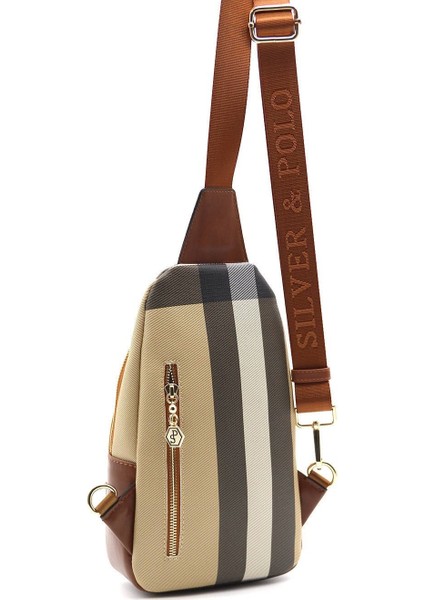 Silver Polo Kadın Bel Çantası Bej - Taba NV959 fırsatları