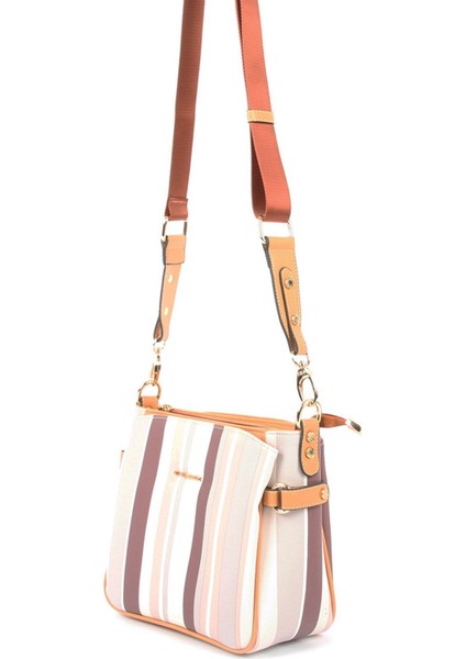 Kadın Postacı Çantası - Çapraz Kadın Çantası M Mix-.Garni Camel X Taba NV884 fiyatları