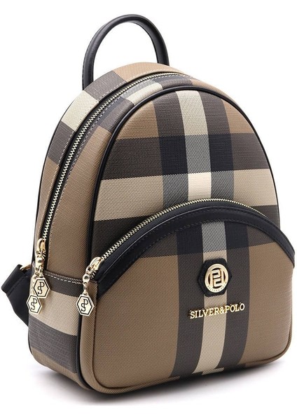 Silver Polo Kadın Sırt Çantası Kahve - Siyah NV945 fiyatları