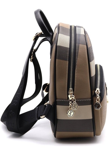 Silver Polo Kadın Sırt Çantası Kahve - Siyah NV945 modelleri