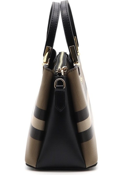 Silver Polo Kadın El Çantası Kahve - Siyah NV913 fırsatları