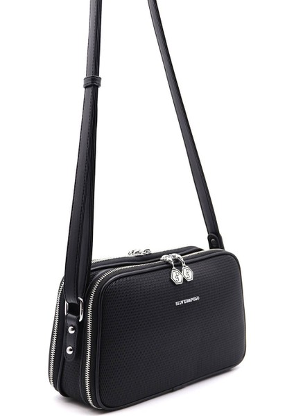 Silver Polo Kadın Çapraz Çanta Siyah - Siyah NV899 fırsatları