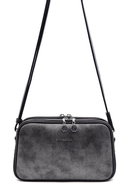 Silver Polo Kadın Çapraz Çanta M.gümüş - Siyah NV899