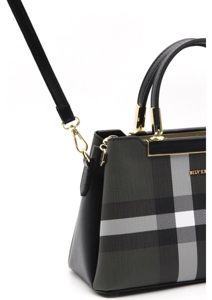 Silver Polo Kadın El Çantası Siyah - Siyah NV913