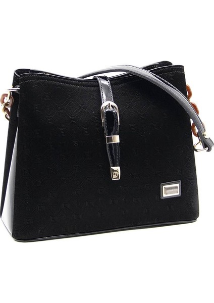 Silver Polo Kadın Omuz Çantası Siyah - Siyah NV974